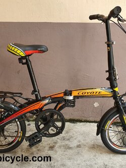 รถพับ 16 นิ้ว Coyote Synocate