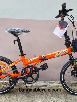 [SALE 20%] รถพับได้เฟรมอลูมิเนียม Police Texas ขนาด 20 นิ้ว มีเกียร์ 8 SP