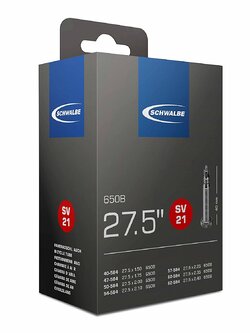 ยางใน Schwalbe SV21 27.5 x 1.50 - 2.40 จุ๊บเล็ก 40 mm