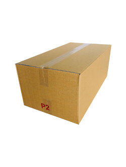 กล่องไปรษณีย์แบบฝาชน Size P2 ไม่มีพิมพ์ เกรด KA125/M (10 ใบ)