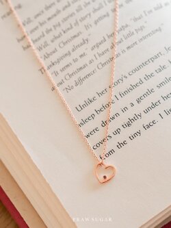พลอยสีม่วงชมพู Rhodolite สร้อยสีพิงค์