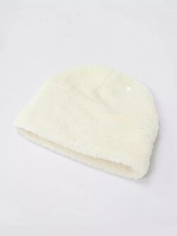 หมวกกันหนาวผ้านาโนชิล สีขาว สำหรับแม่ชี