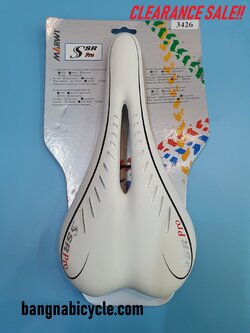 [Clearance Sale] อาน Marwi SSR Pro รางโครโมลี่ มีรอง/ไม่มีร่อง สีขาว