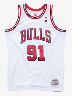 Mitchell & Ness Dennis Rodman Black Chicago Bulls 1997/98 Hardwood Classics Swingman Player Jersey