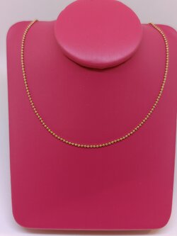 สร้อยอิตาลี่ลายแฟนซี ลวดลายไข่ปลา ระยิบระยับเวลาโดนแสง