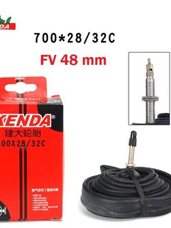 ยางใน KENDA 700 x 28/32 จุ๊บเล็ก FV 48 mm