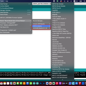 วิธีเพิ่มบอร์ด ESP32,ESP8266 ในโปรแกรม Arduino IDE
