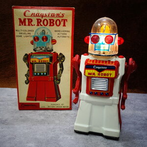 60s Yonezawa Mr. Robot Vintage Tin Toy