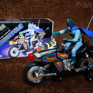 70s Batman Motorcycle Vintage Toy