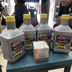 ถ่ายน้ำมันเครื่อง AMSOIL OE 5W40 น้ำมันเครื่องสังเคราะห์ นำเข้าจากประเทศ อมเริกา