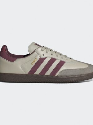 adidas Samba OG Putty Grey Maroon