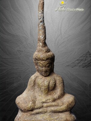 พระท่ากระดานเกศยาว ศรีสวัสดิ์ กรุวัดนาสวน จ.กาญจนบุรี