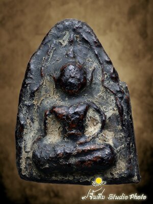 พระขุนแผนบ้านกร่าง พรายคู่ตัดเดี่ยว หน้ามงคล ลงรัก จ.สุพรรณบุรี