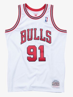 Mitchell & Ness Dennis Rodman Black Chicago Bulls 1997/98 Hardwood Classics Swingman Player Jersey