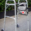 Side Walker Double-Sided Attachments Bags with Cup Holder for Folding Walker by P&F | Hanging Pouch for Walkers | Adult Folding Walker Accessories for Seniors or Elderly