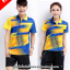 เสื้อกีฬา เสื้อโปโลสีน้ำเงินเหลือง ++คลิกภาพดูรายละเอียดด้านใน เสื้อกีฬาสีเหลือง เสื้อโปโลน้ำเงินเหลือง เสื้อแบดมินตัน เสื้อออกกำลังกาย เสื้อทีม