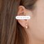 Wonderful Heart Earrings - ต่างหูหัวใจวันเดอร์ฟูล (ก้านต่างหูเงินแท้) (มี 3 สี)