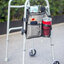 Side Walker Double-Sided Attachments Bags with Cup Holder for Folding Walker by P&F | Hanging Pouch for Walkers | Adult Folding Walker Accessories for Seniors or Elderly