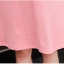 เดรสคลุมท้องแขนยาวสีชมพู คอปกทหารเรือ น่ารักมากๆค่ะ