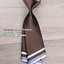 เนคไทสีน้ำตาล เน็คไทด์สำเร็จรูป เนคไทสั้น Tie ไทด์ผู้หญิง ไทด์ผู้ชาย เนคไทผ้าไหม