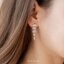 Gorgeous Leaf Long Earrings - ต่างหูใบไม้ทรงระย้า (มี 3 สี) (ก้านต่างหูเงินแท้)