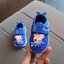 รองเท้าเด็กอ่อน 0-12เดือน รองเท้าเด็กชาย เด็กหญิง สีฟ้า peppa pig