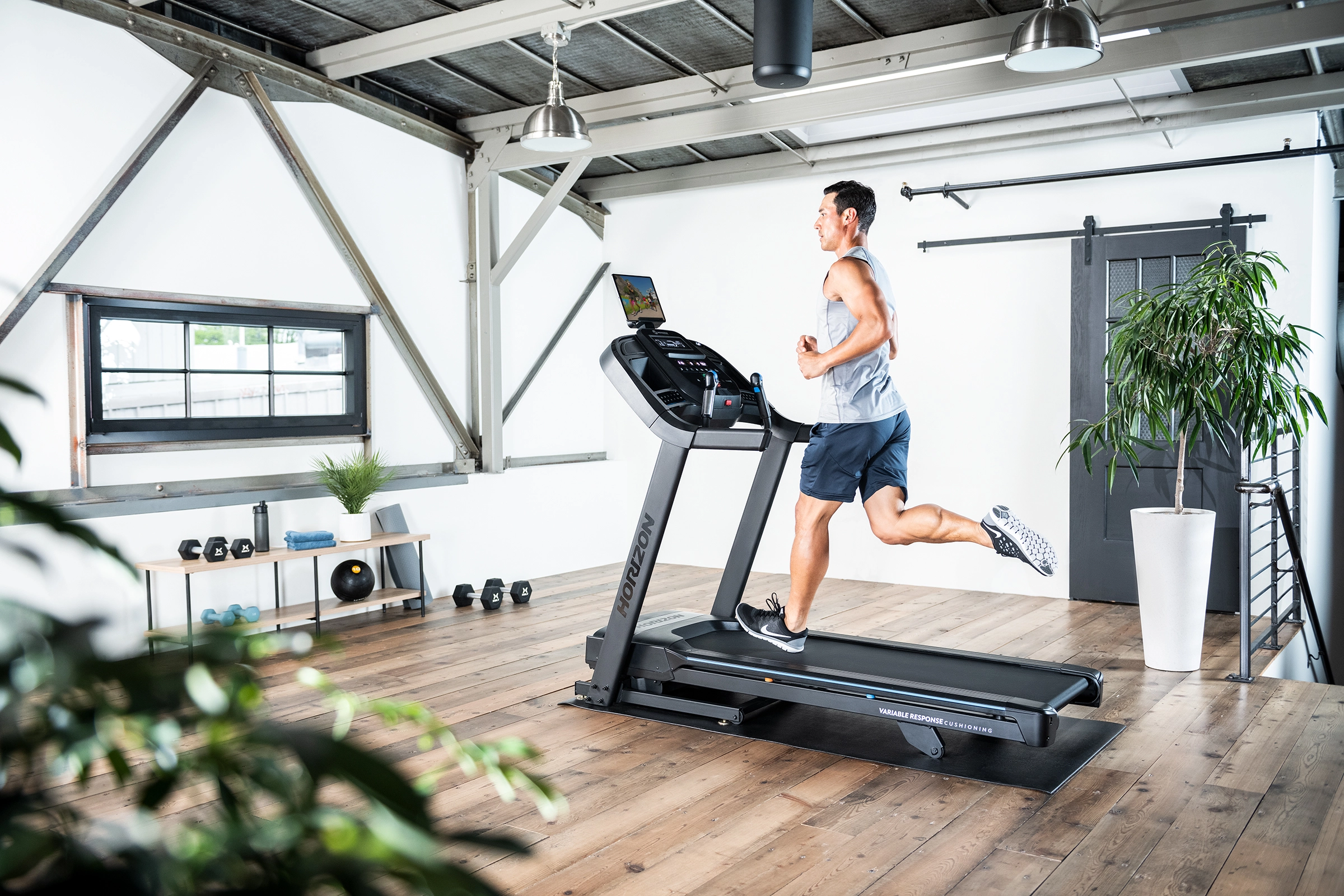ลู่วิ่งไฟฟ้า Horizon Treadmill 7.0AT Zwift