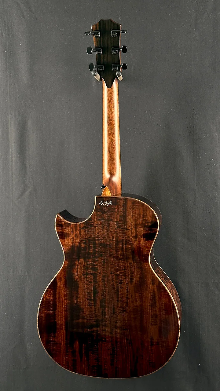 Taylor Custom "B. Taylor" 12-Fret Grand Auditorium in Figured Blackwood with Stripy Sinker Redwood Top