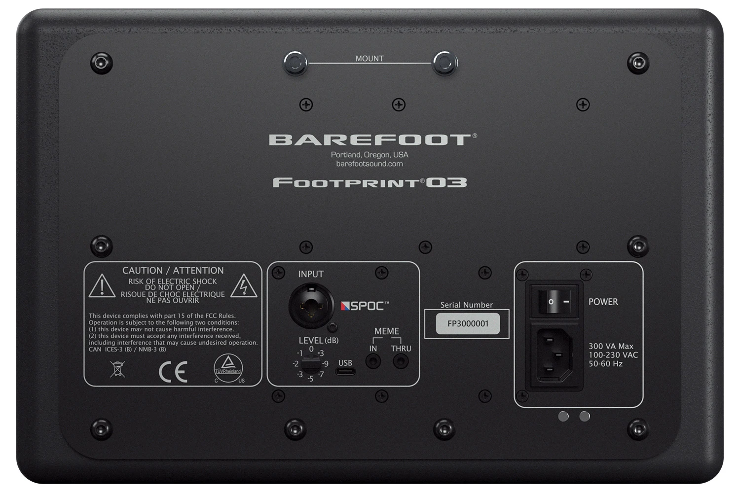BAREFOOT SOUND FOOTPRINT03 3-WAY ACTIVE STUDIO MONITOR - PAIR