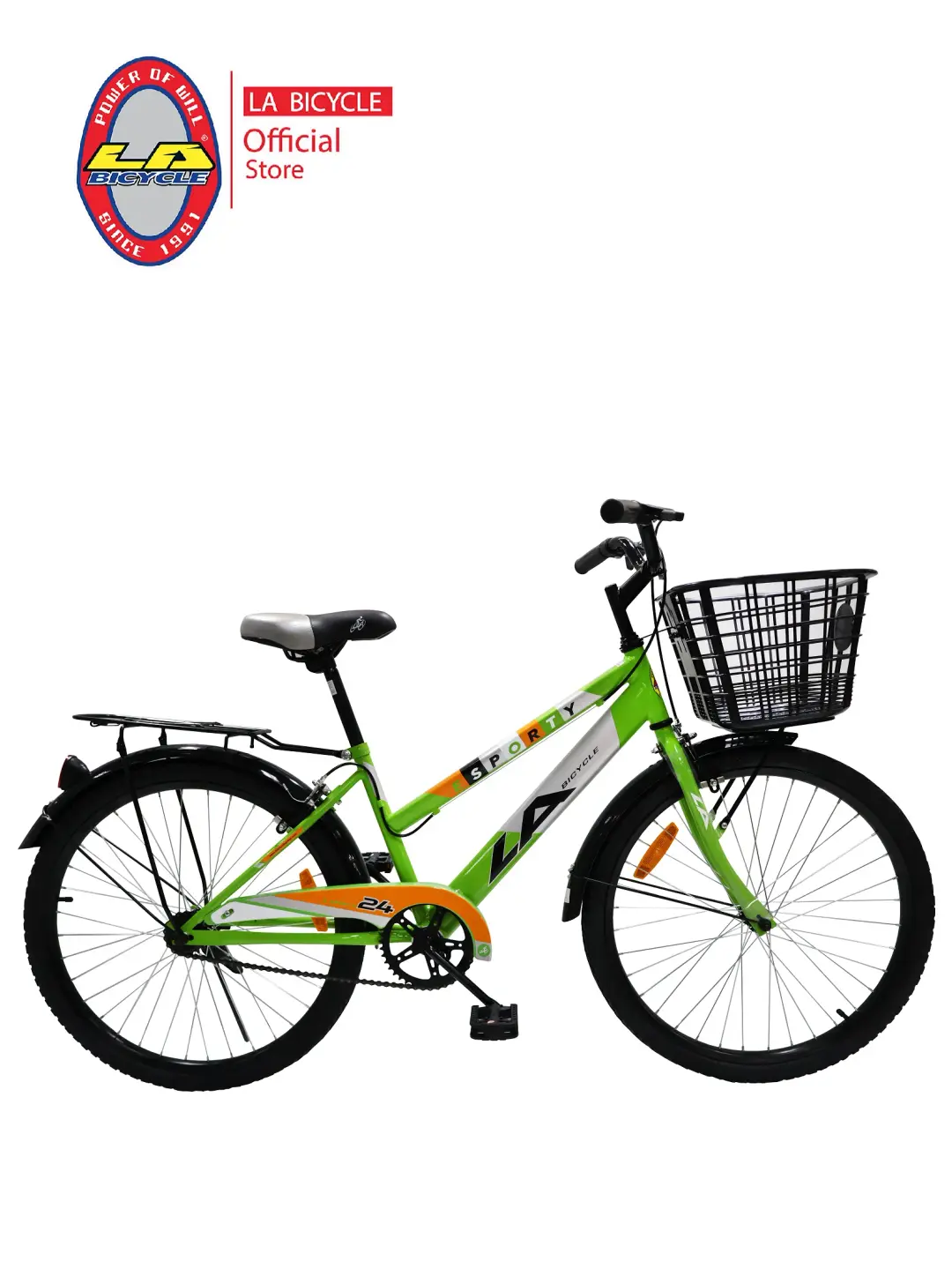 รถจักรยาน MTB LA E-SPORTY 24 นิ้ว ทรงผู้ชาย ล้อเหล็ก