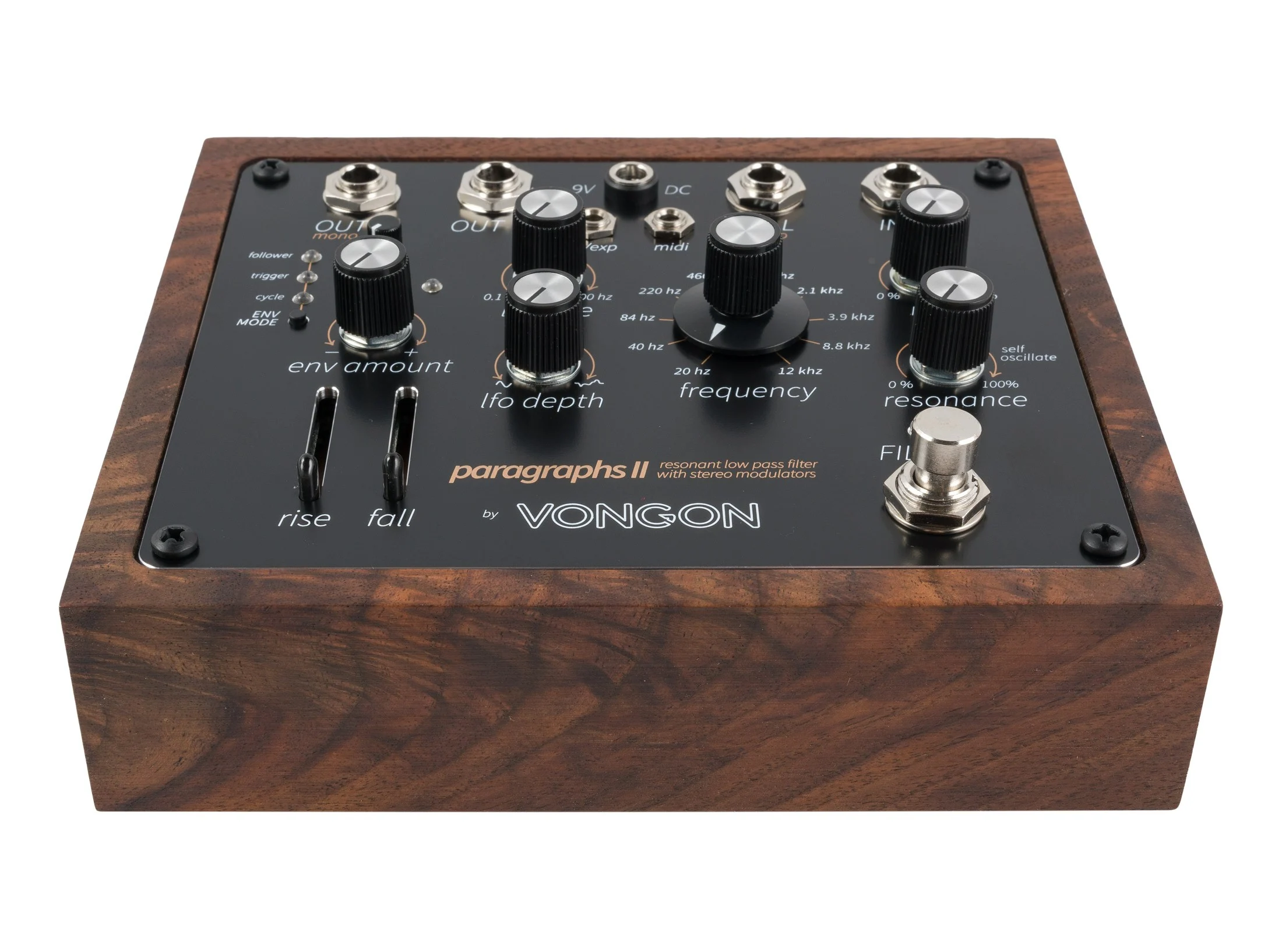 Vongon Paragraphs II Stereo Filter Pedal - Music Boulevard บริษัท