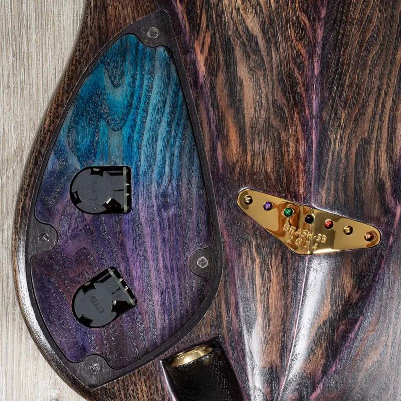 Ereshkigal Original Series Urash Sword Breaker 7-String Baritone Multi-Scale Guitar, Resin Art Burl