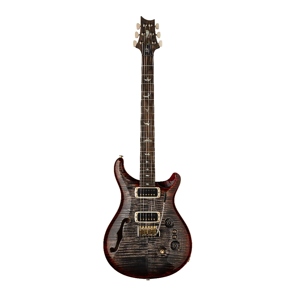 PRS 40th Anniversary Limited Edition Custom 24-08 Semi-Hollow Charcoal Cherry Burst