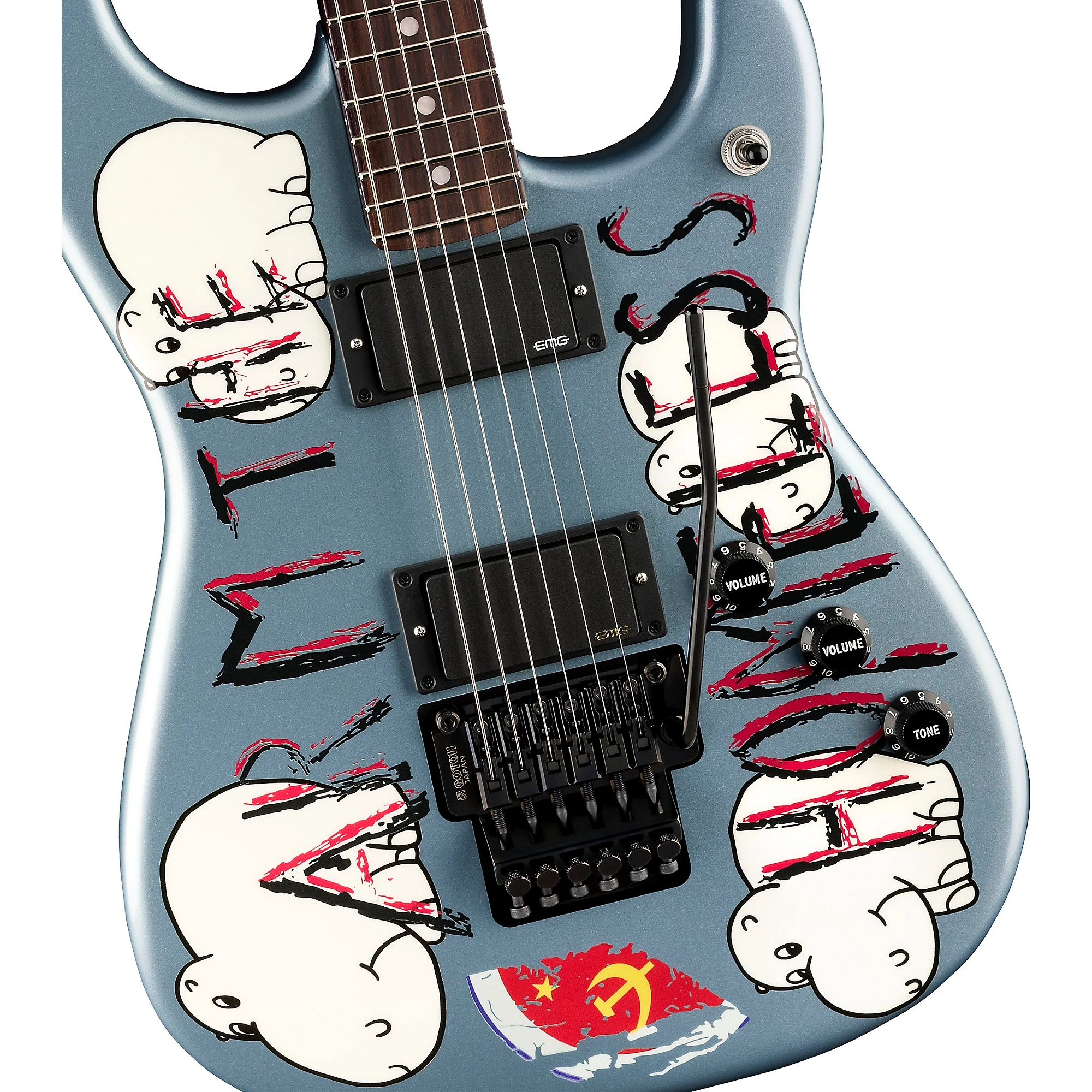 Fender Tom Morello "Arm the Homeless" Electric Guitar - Ice Blue Metallic