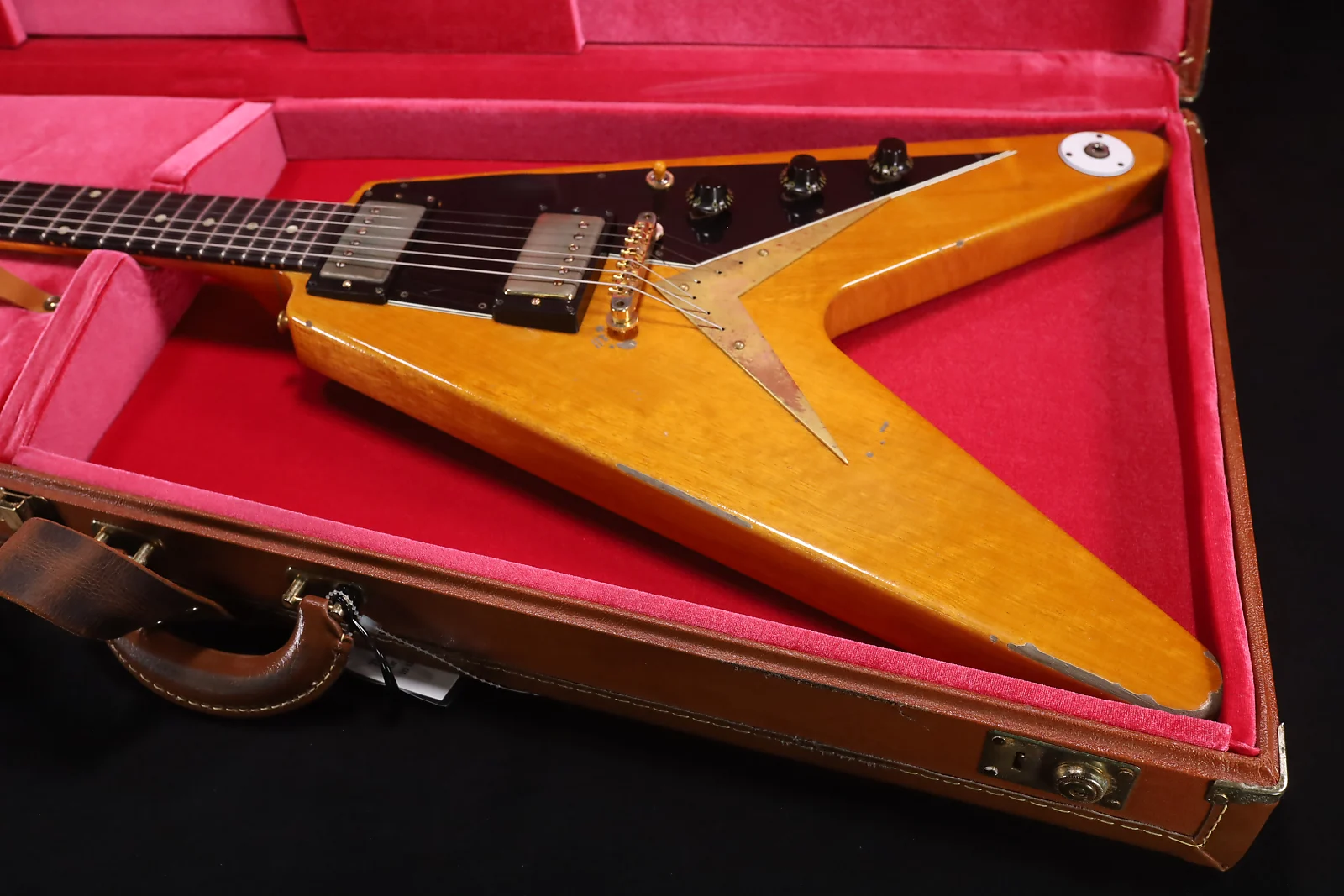 Gibson Joe Bonamassa "Amos" 1958 Flying V Collector's Edition - Antique Natural