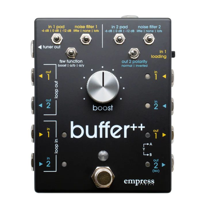 Empress Effects Buffer++ Analog Signal Utility + Boost Pedal