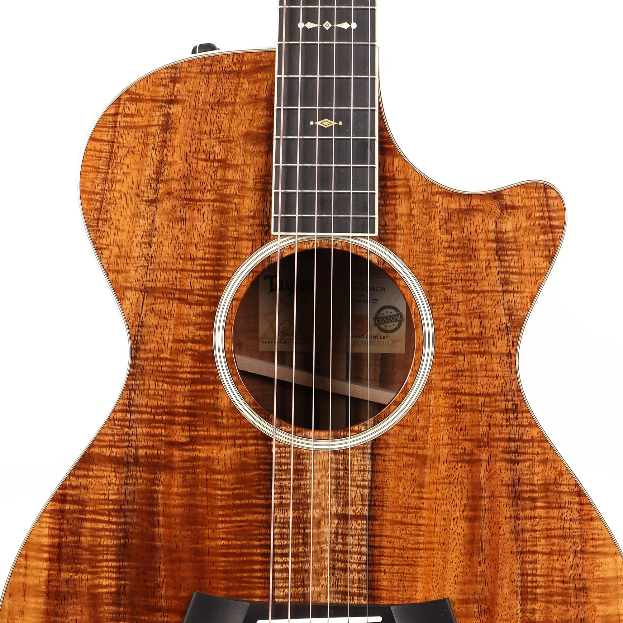 Taylor Custom Shop Grand Concert 12-Fret AA-Koa Natural