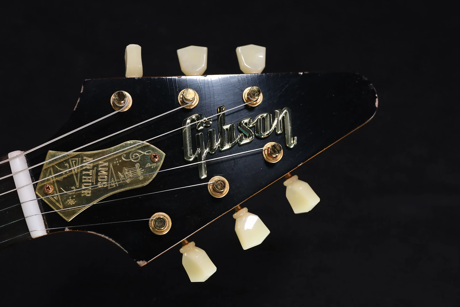 Gibson Joe Bonamassa "Amos" 1958 Flying V Collector's Edition - Antique Natural