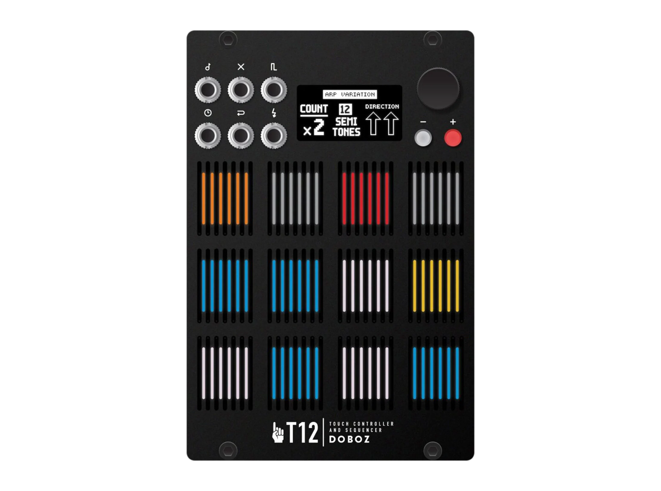 Doboz T12 3U Eurorack Touch Controller + Sequencer