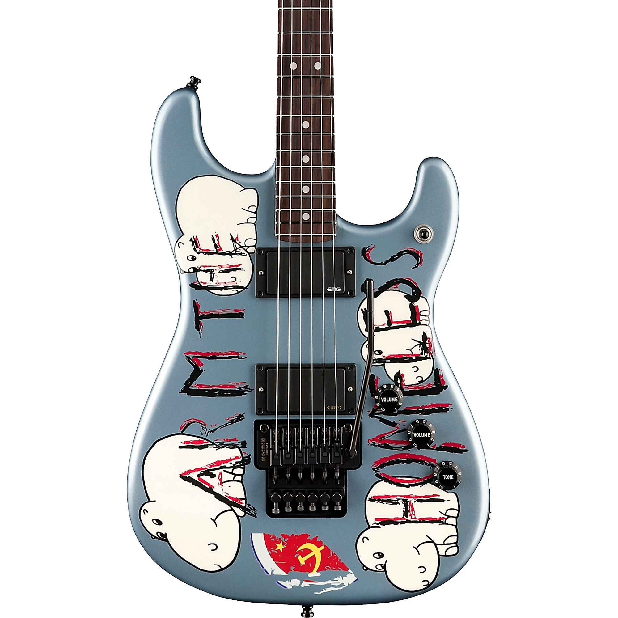 Fender Tom Morello "Arm the Homeless" Electric Guitar - Ice Blue Metallic
