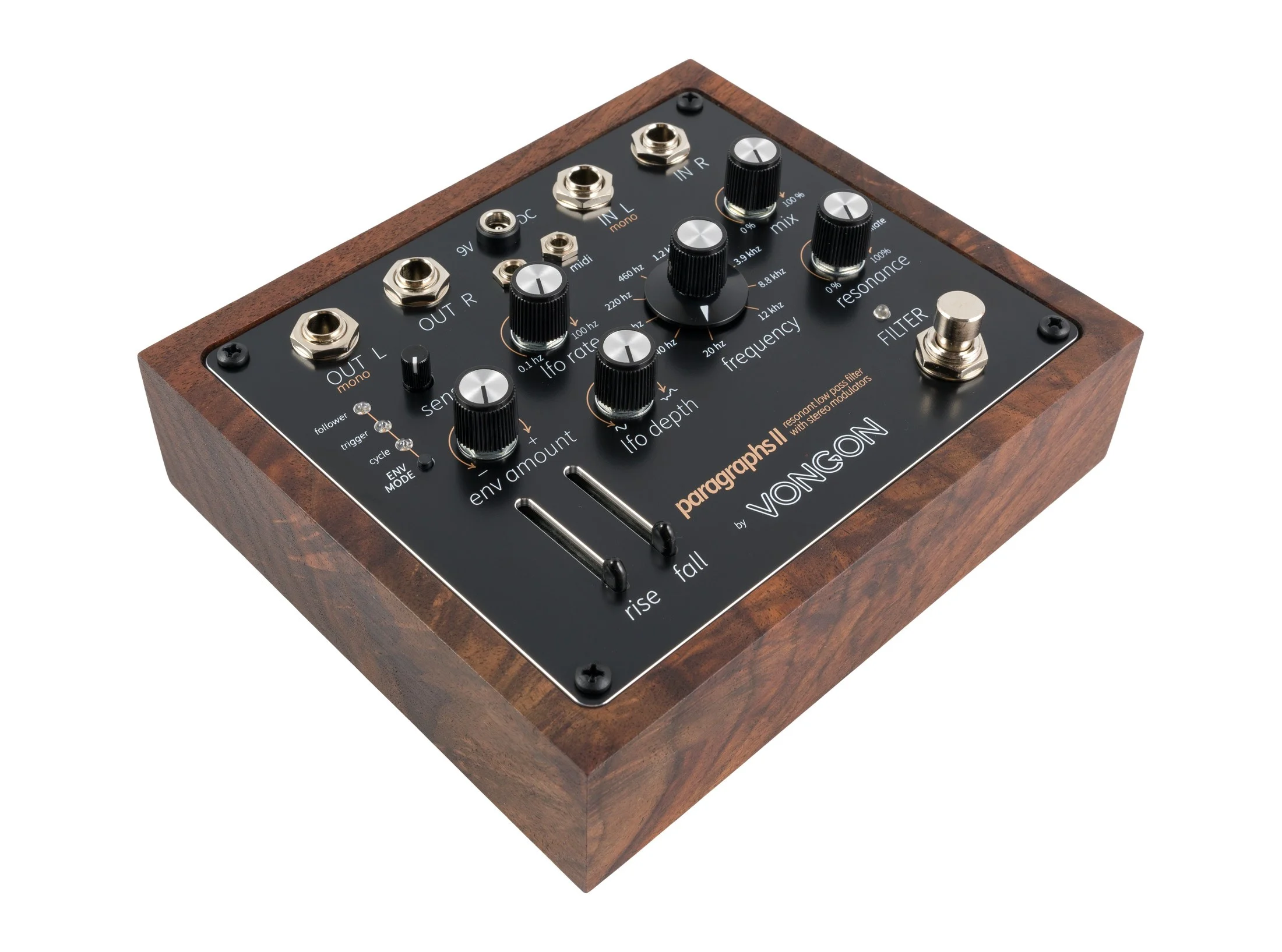 Vongon Paragraphs II Stereo Filter Pedal - Music Boulevard บริษัท