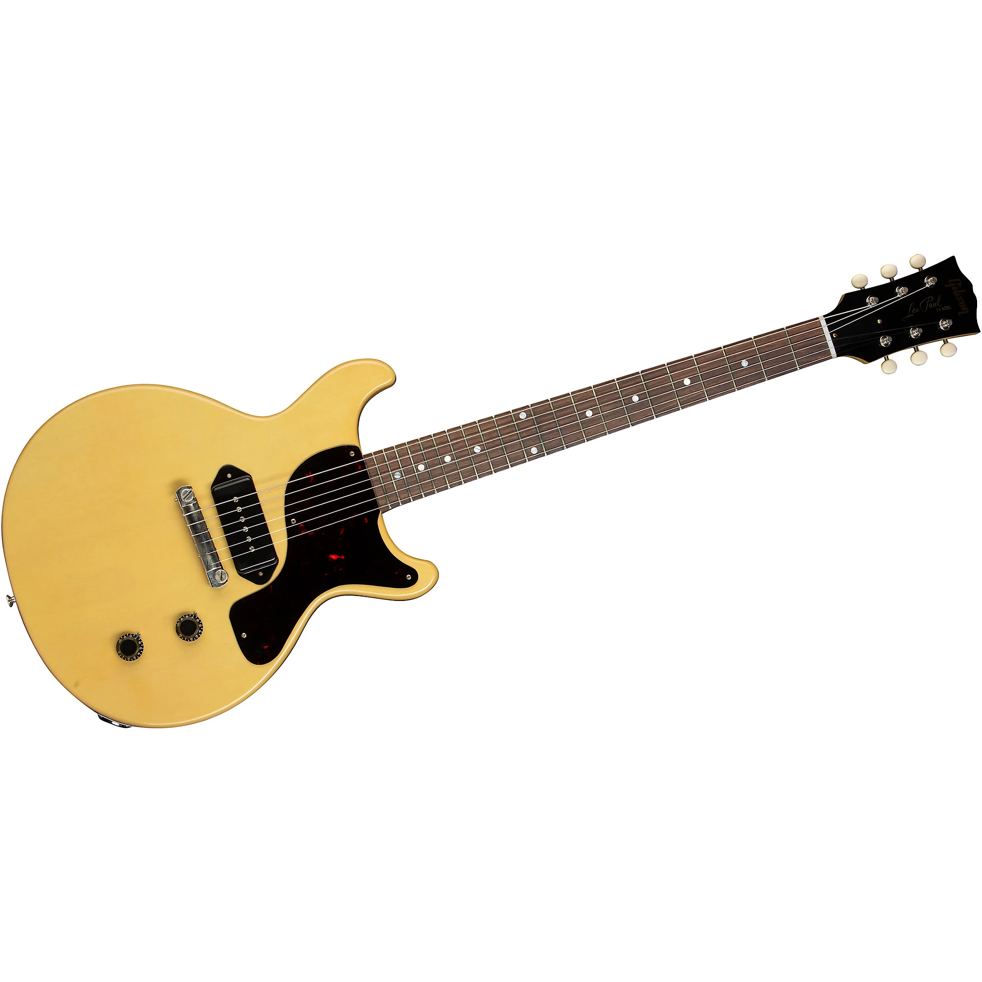Gibson Custom 1958 Les Paul Junior Double-Cut Reissue VOS Electric Guitar TV Yellow