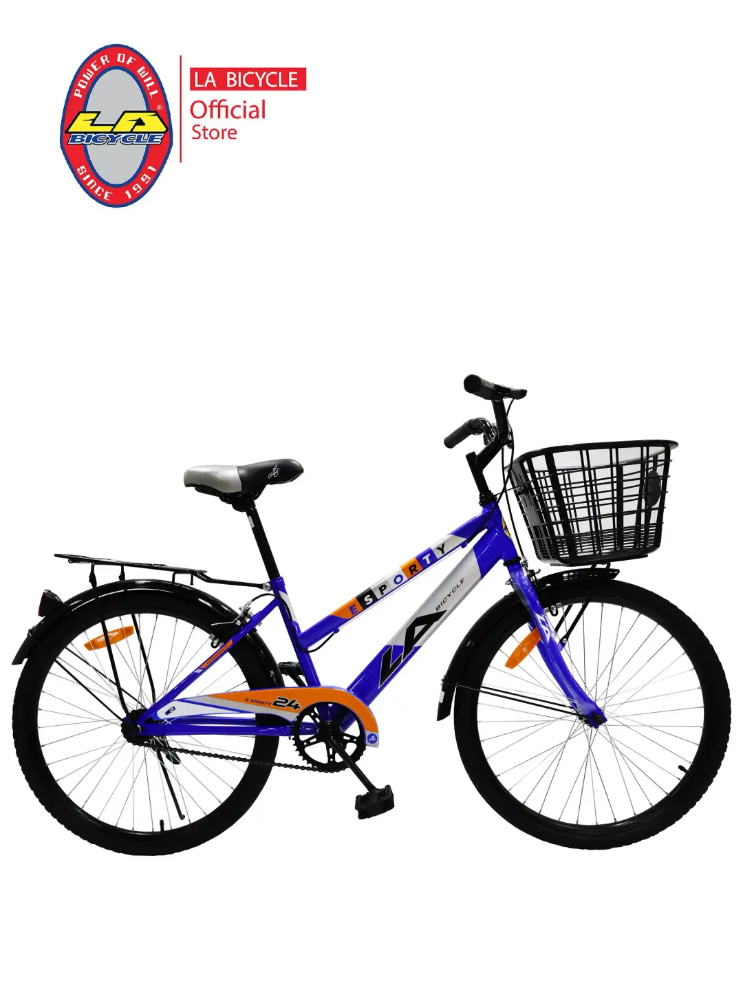 รถจักรยาน MTB LA E-SPORTY 24 นิ้ว ทรงผู้ชาย ล้อเหล็ก