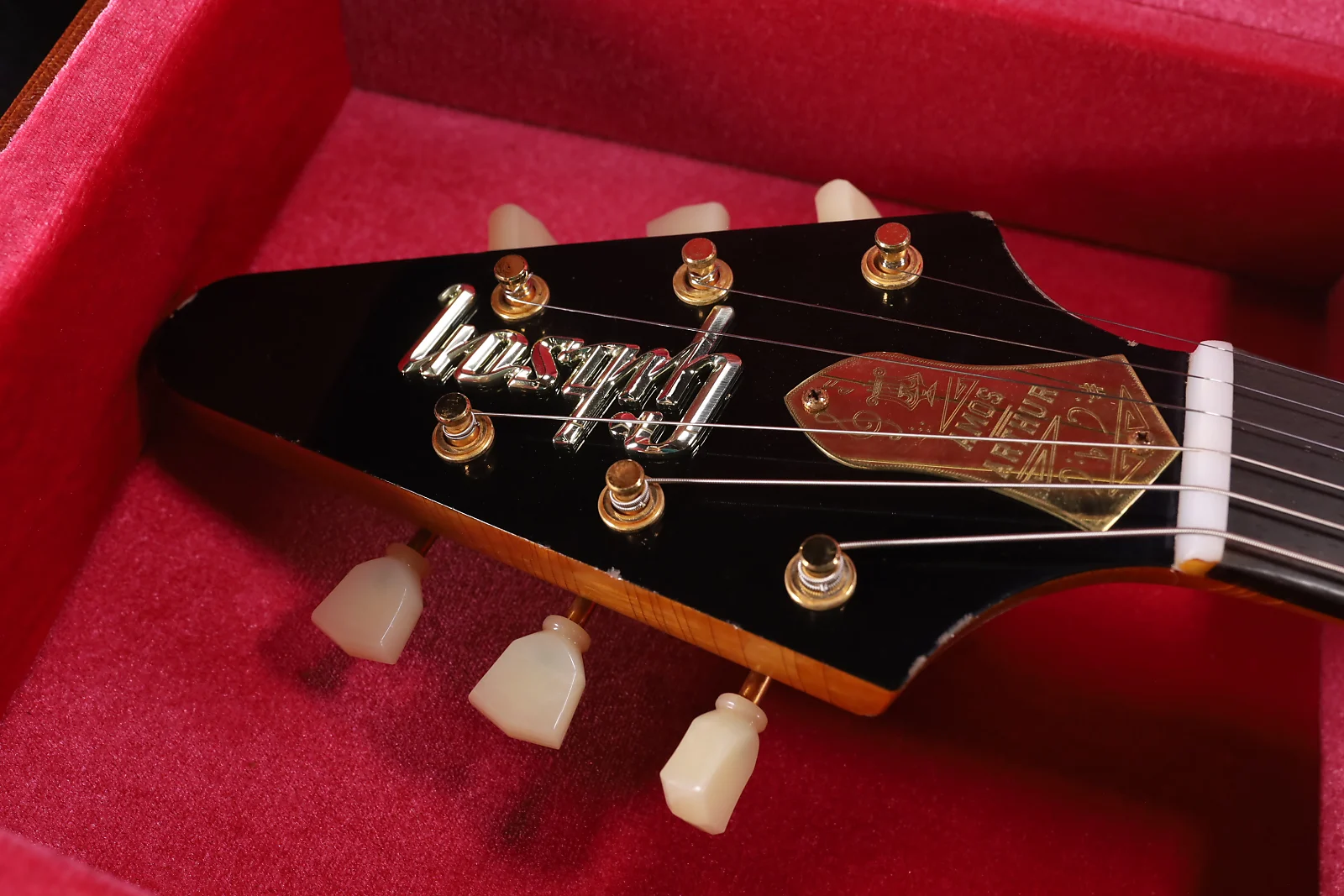 Gibson Joe Bonamassa "Amos" 1958 Flying V Collector's Edition - Antique Natural