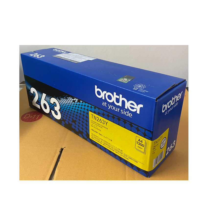 Brother TN-263 Y ตลับหมึกโทนเนอร์ สีเหลือง ของแท้ (1300 page ...