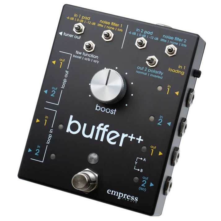 Empress Effects Buffer++ Analog Signal Utility + Boost Pedal